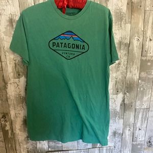 Patagonia green t-shirt Slim fit M